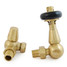 T-TRV-020-CR-UB-ALT05 - Flatford Traditional TRV Corner Unlacquered Brass Thermostatic Radiator Valves T-TRV-020-CR-UB-ALT05 - Flatford Traditional TRV Corner Unlacquered Brass Thermostatic Radiator Valves